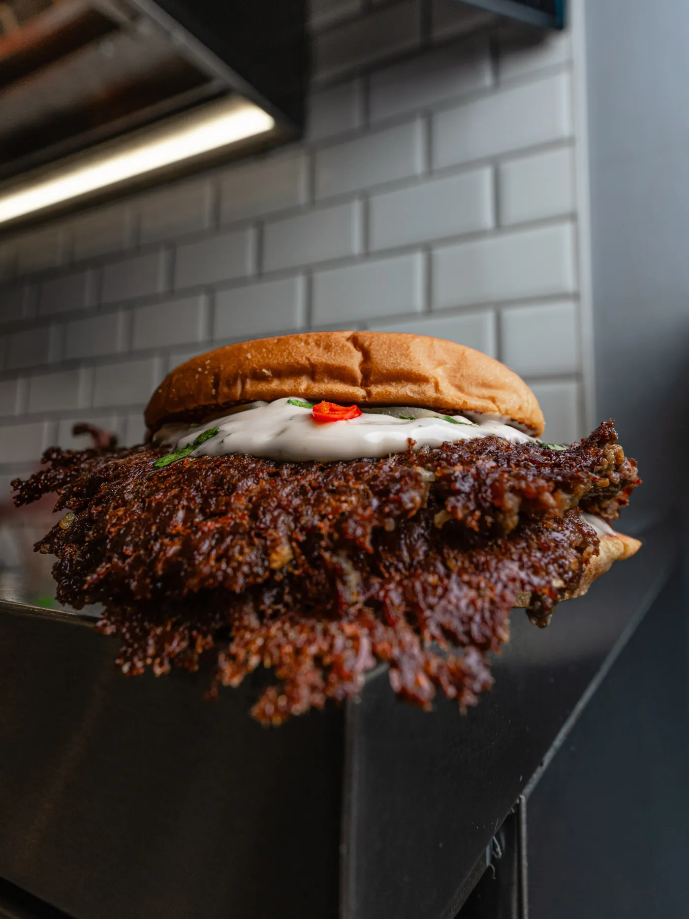 Csípős smash burger