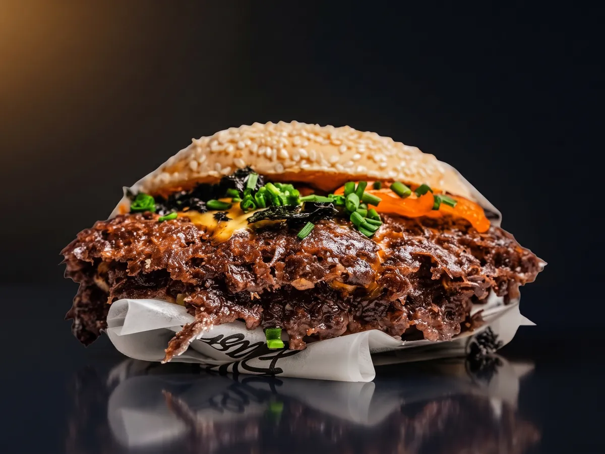Kimchi Smash burger
